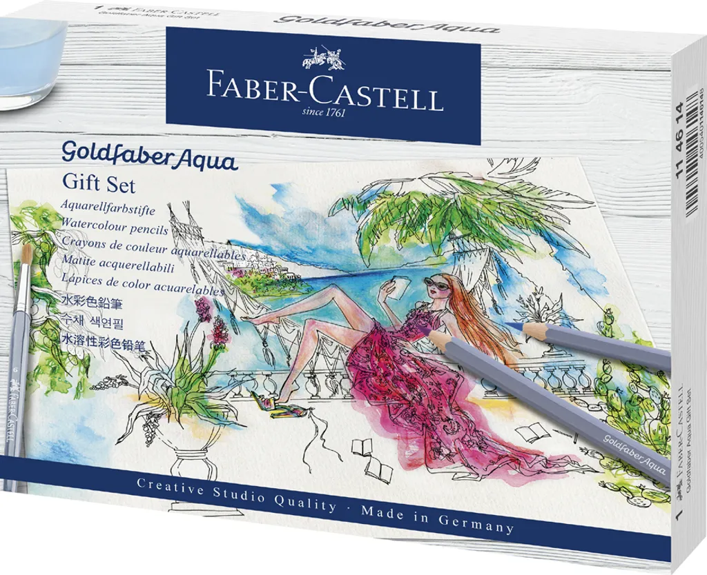 FABER-CASTELL Aquarellstifte GOLDFABER Geschenketui